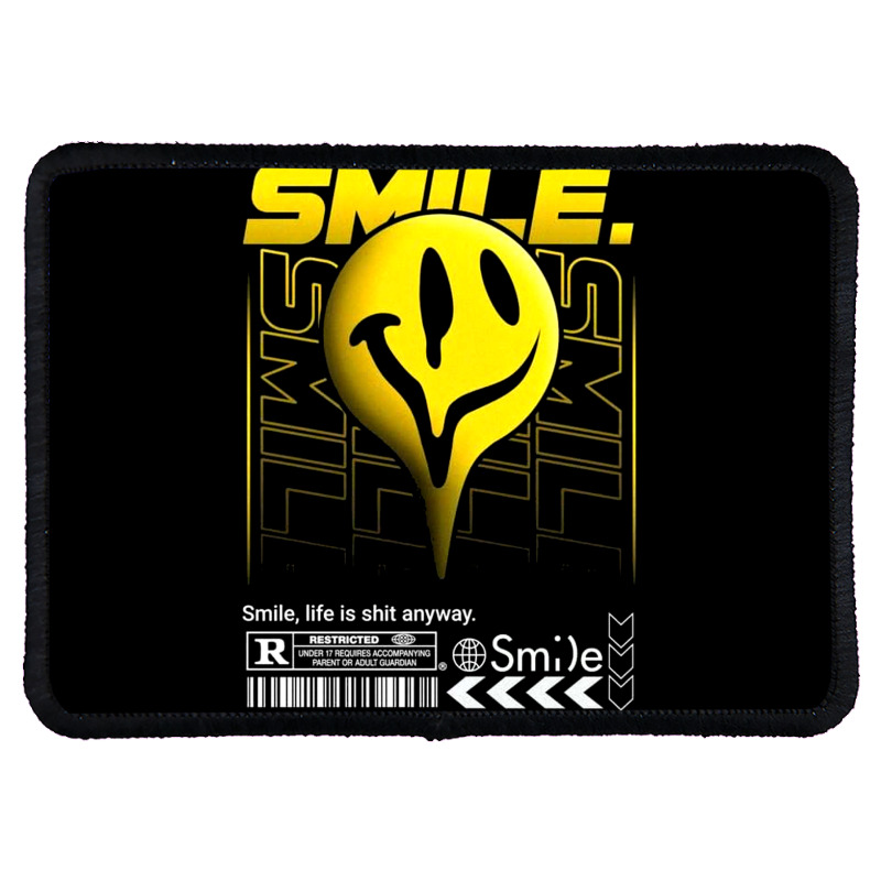 Smile Rectangle Patch | Artistshot