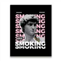 Smoking Metal Print Vertical | Artistshot