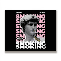 Smoking Metal Print Horizontal | Artistshot