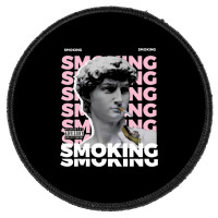 Smoking Round Patch | Artistshot