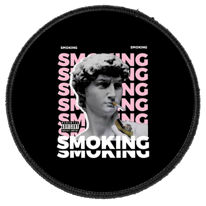 Smoking Round Patch | Artistshot