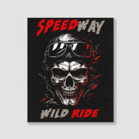 Speed Way Wild Ride Portrait Canvas Print | Artistshot