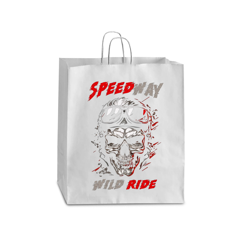 Speed Way Wild Ride Queen Paper Bag - 16 X 6 X 19 1/4 | Artistshot