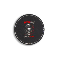 Speed Way Wild Ride Round Leatherette Patch | Artistshot