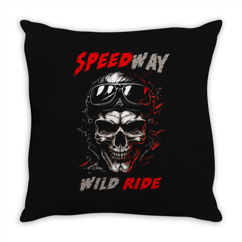 Speed Way Wild Ride Throw Pillow | Artistshot