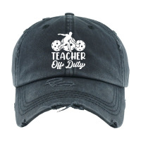 Teacher Off Duty Ponytail Cap | Artistshot