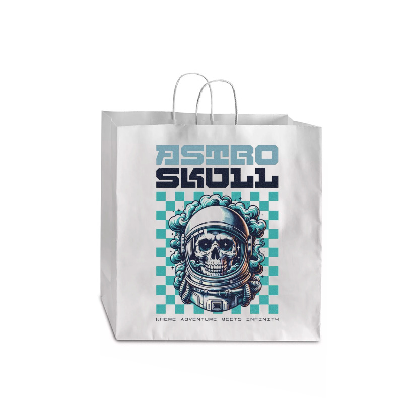 Astro Skull Jumbo Paper Bag - 18 X 7 X 18 3/4 | Artistshot