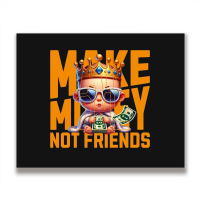 Baby King Make Money Metal Print Horizontal | Artistshot