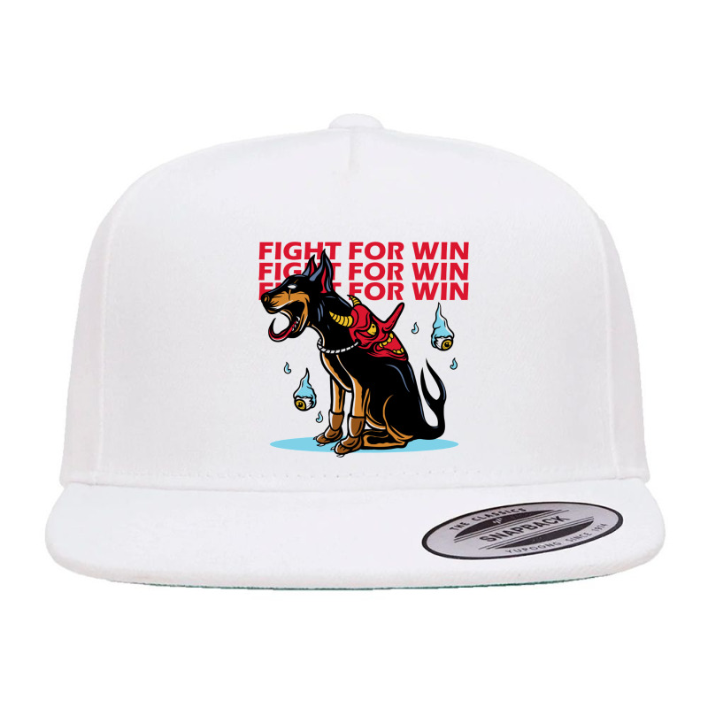 Fight For Win 5 Panel Snapback Cap | Artistshot