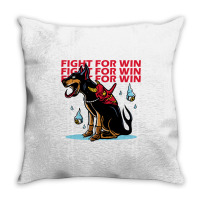 Fight For Win Throw Pillow | Artistshot