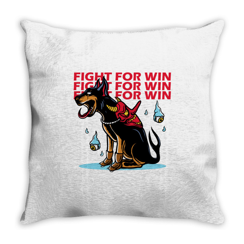 Fight For Win Throw Pillow | Artistshot