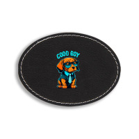 Good Boy Oval Leatherette Patch | Artistshot