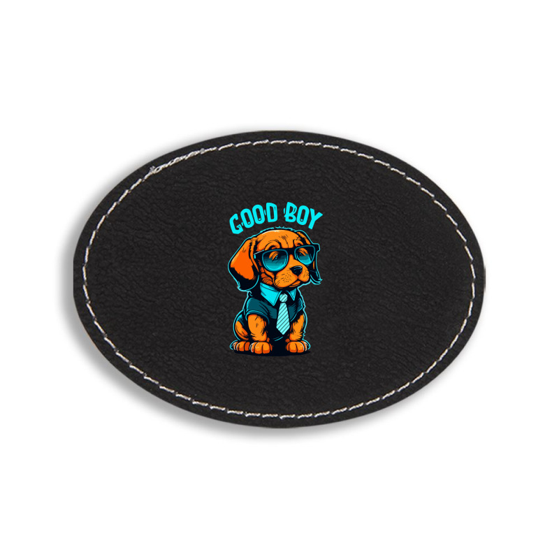 Good Boy Oval Leatherette Patch | Artistshot