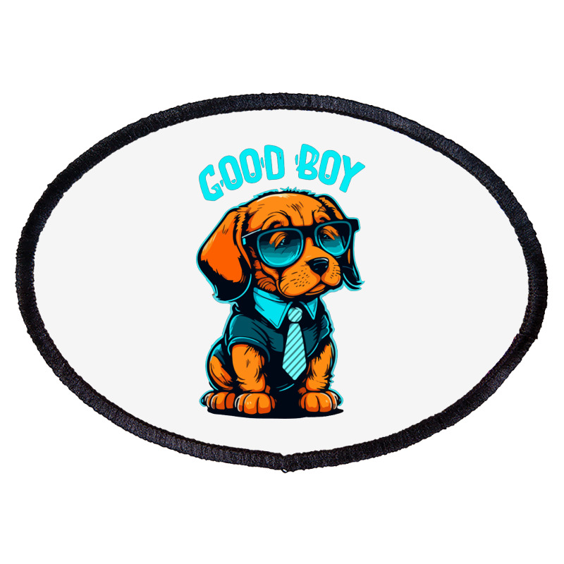 Good Boy Oval Patch | Artistshot