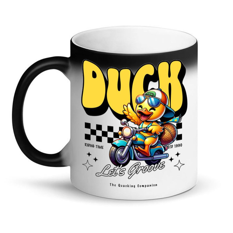 Happy Duck Magic Mug | Artistshot