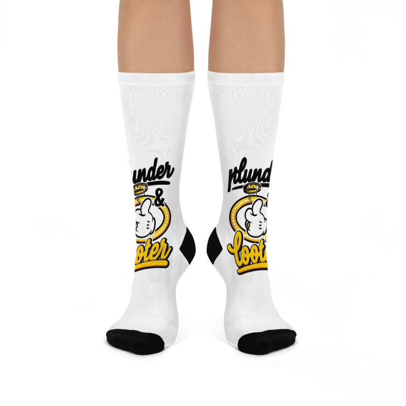 Plunder And Looter Crew Socks | Artistshot