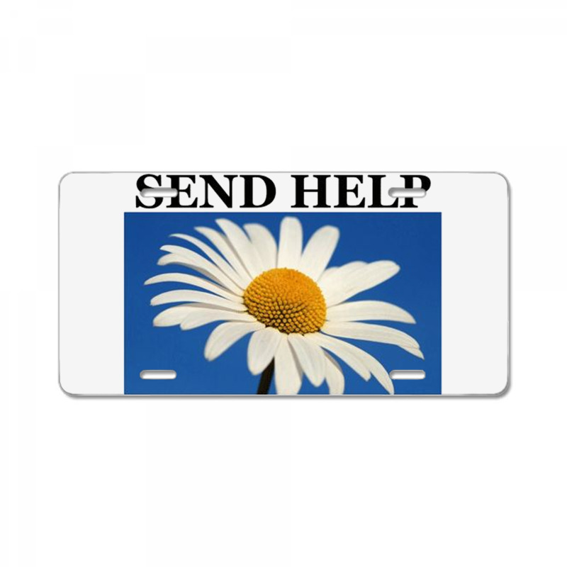 Send Help License Plate | Artistshot