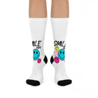 Smile Hug Crew Socks | Artistshot