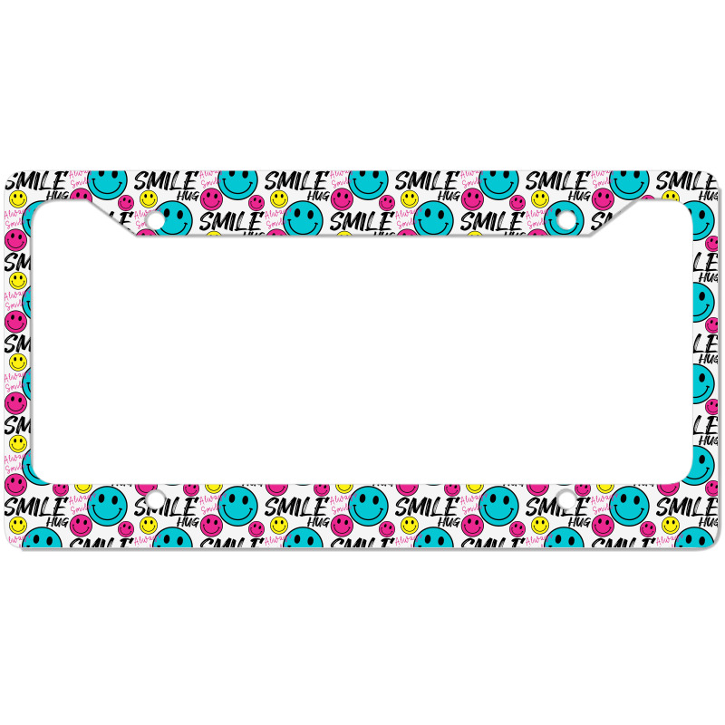 Smile Hug License Plate Frame | Artistshot