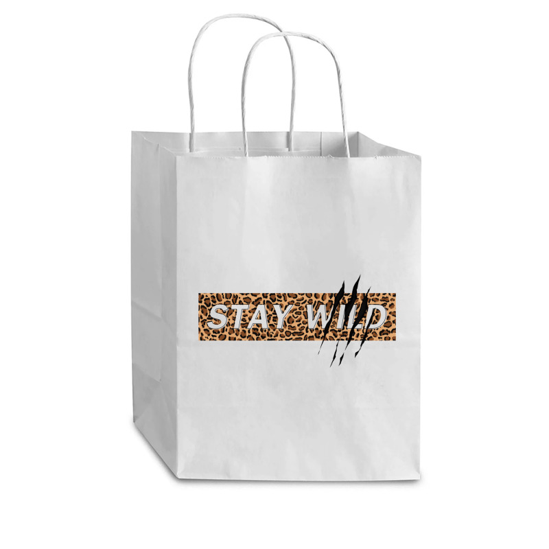 Stay Wild Cub Paper Bag - 8 X 4 1/2 X 10 1/4 | Artistshot