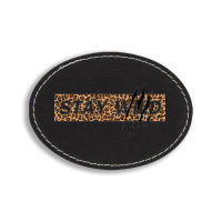 Stay Wild Oval Leatherette Patch | Artistshot