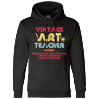 Cute Art Teacher Champion Hoodie | Artistshot