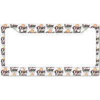 Truel Love License Plate Frame | Artistshot