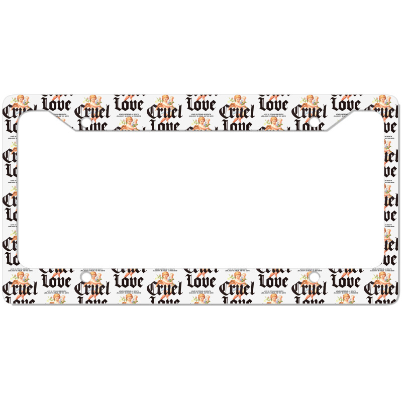 Truel Love License Plate Frame | Artistshot