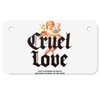 Truel Love Motorcycle License Plate | Artistshot