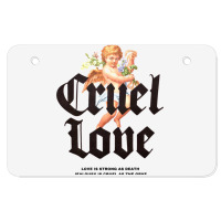 Truel Love Atv License Plate | Artistshot