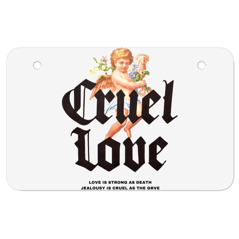 Truel Love Atv License Plate | Artistshot