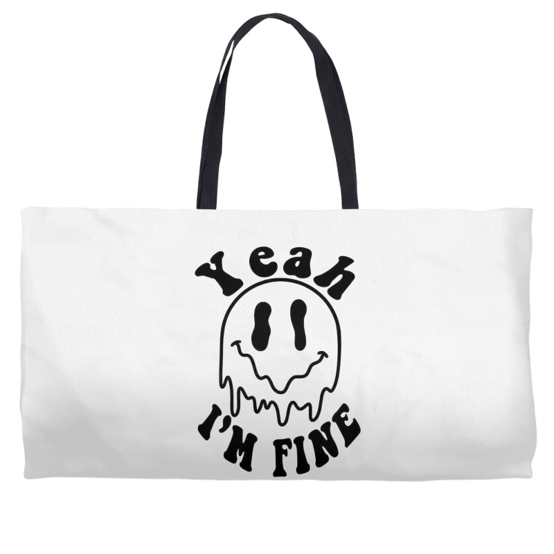 Yeah I'm Fine Weekender Totes | Artistshot