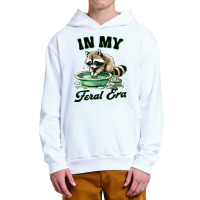 Funny Raccoon Saying In My Feral Era Urban Pullover Hoodie | Artistshot