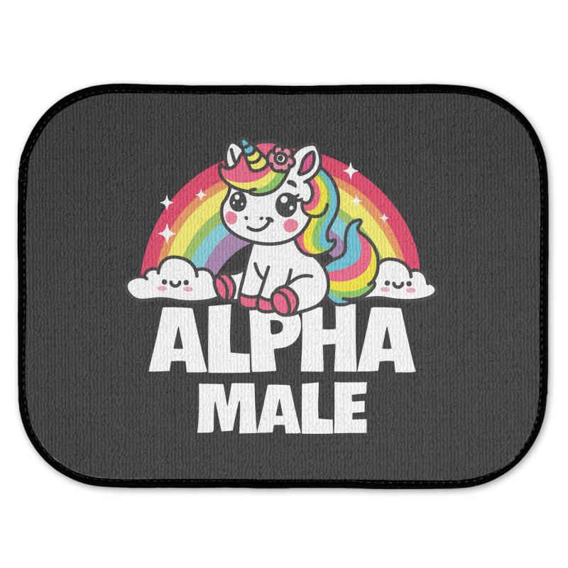 Alpha Male Unicorn Rear Car Mat | Artistshot