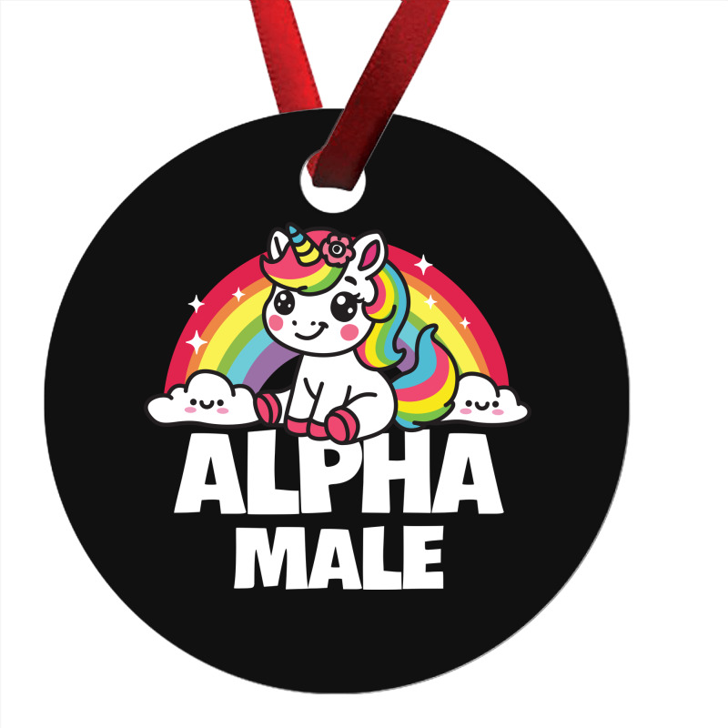 Alpha Male Unicorn Ornament | Artistshot