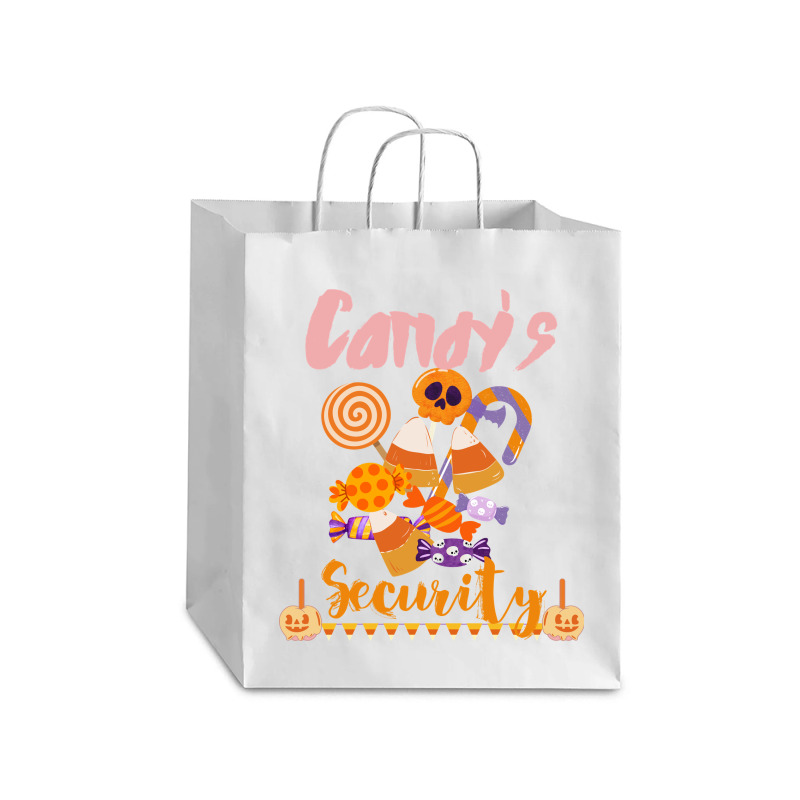 Candy's Security Funny Halloween Debie Paper Bag - 10 X 5 X 13 | Artistshot