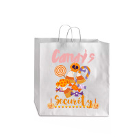 Candy's Security Funny Halloween Jumbo Paper Bag - 18 X 7 X 18 3/4 | Artistshot