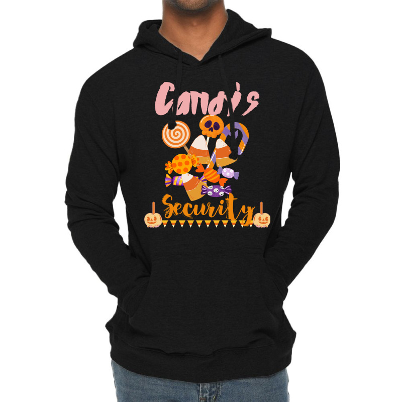 Candy's Security Funny Halloween Lightweight Hoodie | Artistshot