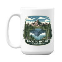 Back To Nature 15 Oz Coffee Mug | Artistshot