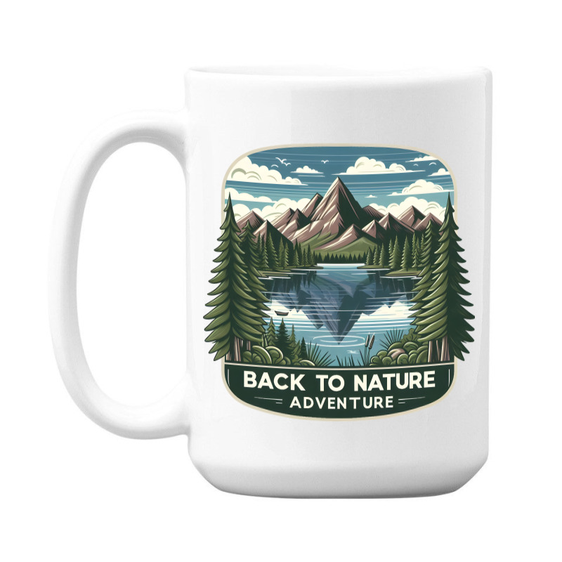 Back To Nature 15 Oz Coffee Mug | Artistshot