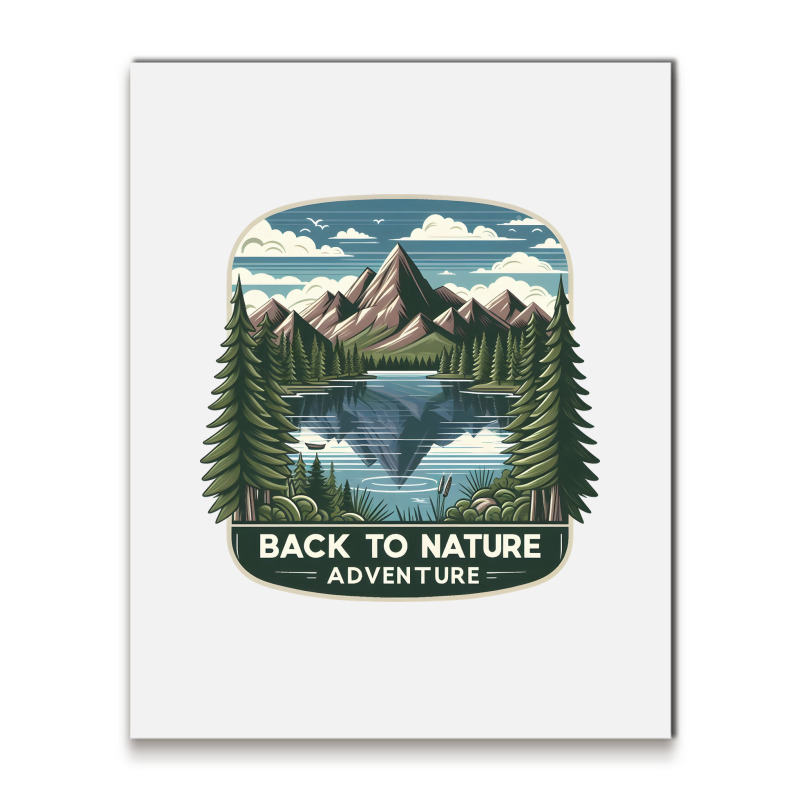 Back To Nature Metal Print Vertical | Artistshot