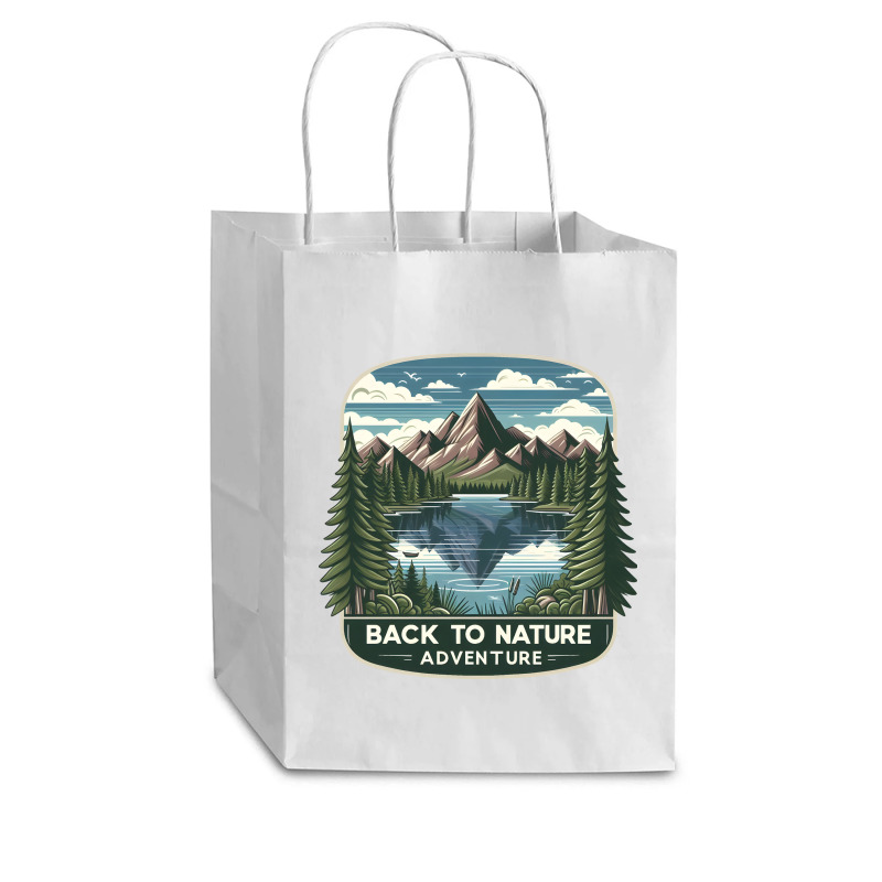 Back To Nature Cub Paper Bag - 8 X 4 1/2 X 10 1/4 | Artistshot