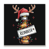 Reinbeer (2) Metal Print Square | Artistshot