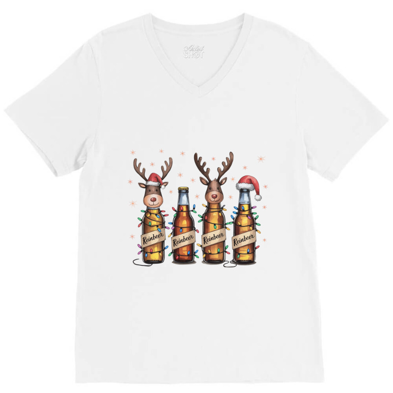 Reinbeer V-neck Tee | Artistshot