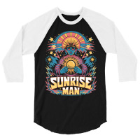 Sunrise Man 3/4 Sleeve Shirt | Artistshot