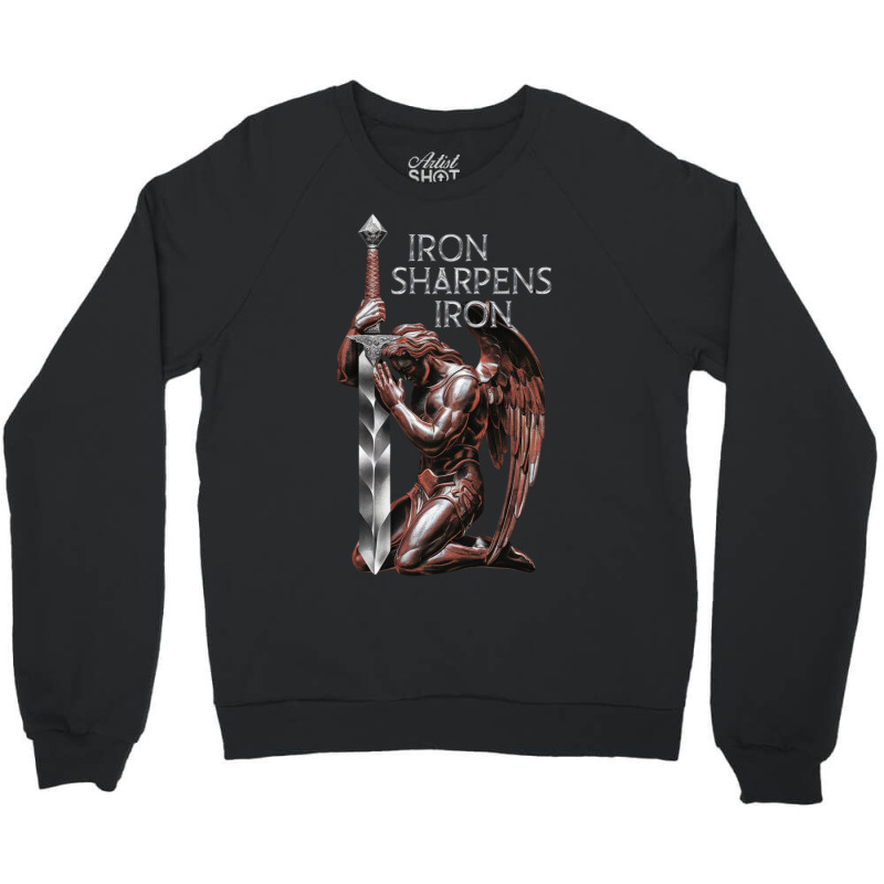 The Archangel Kneeling In Prayer Crewneck Sweatshirt | Artistshot