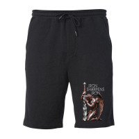 The Archangel Kneeling In Prayer Fleece Short | Artistshot