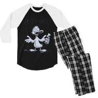 What The Duck Men's 3/4 Sleeve Pajama Set | Artistshot