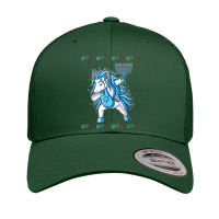 Dabbing Jewish Unicorn Kids Chanukah Hanukkah Retro Trucker Cap | Artistshot