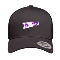 Anime Eyes (purple) Retro Trucker Cap | Artistshot